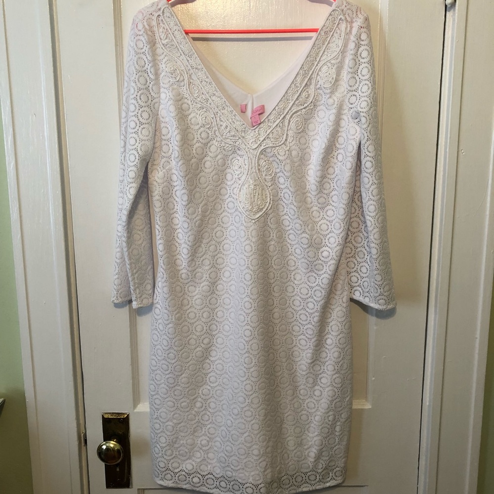 White Lace Lilly Pulitzer Dress